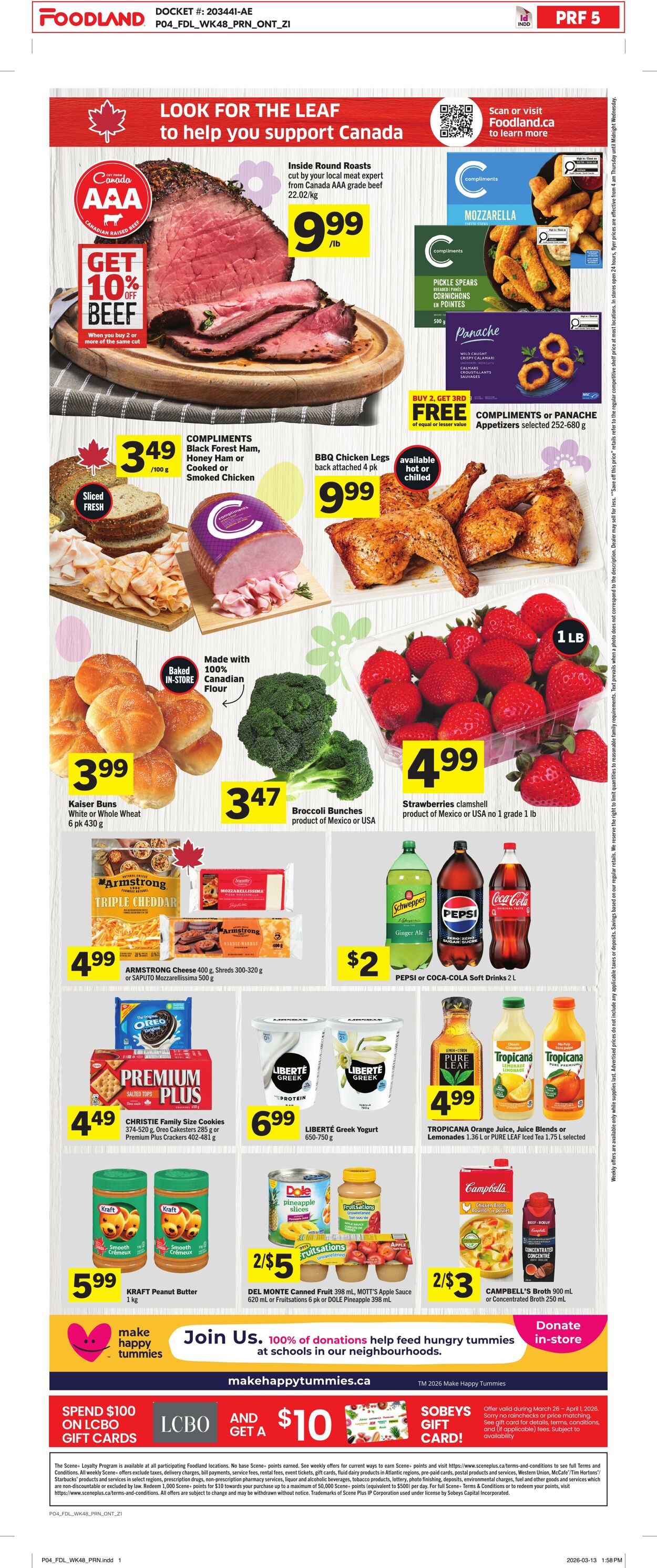 Flyer Foodland 26.03.2026 - 01.04.2026