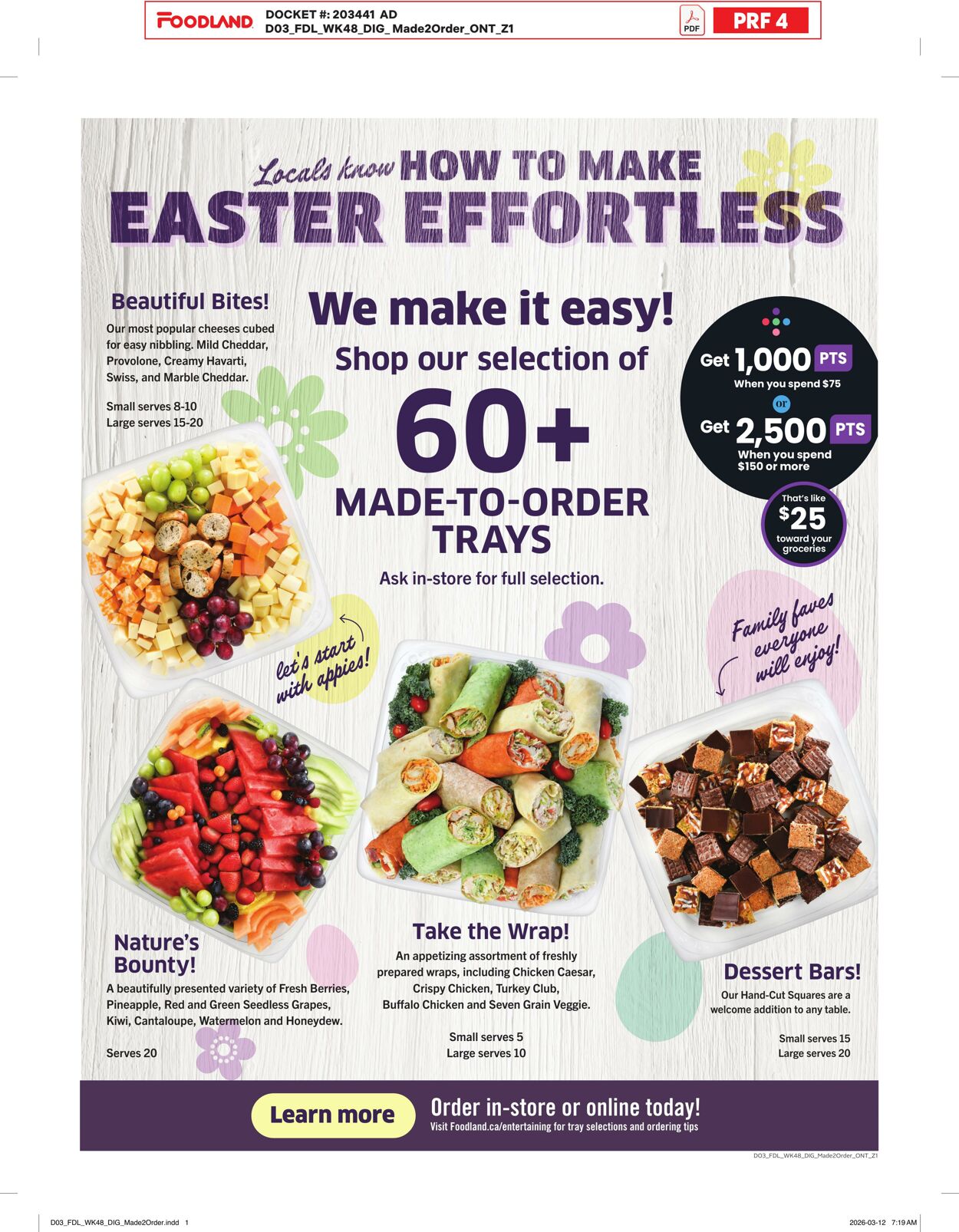 Flyer Foodland 26.03.2026 - 01.04.2026