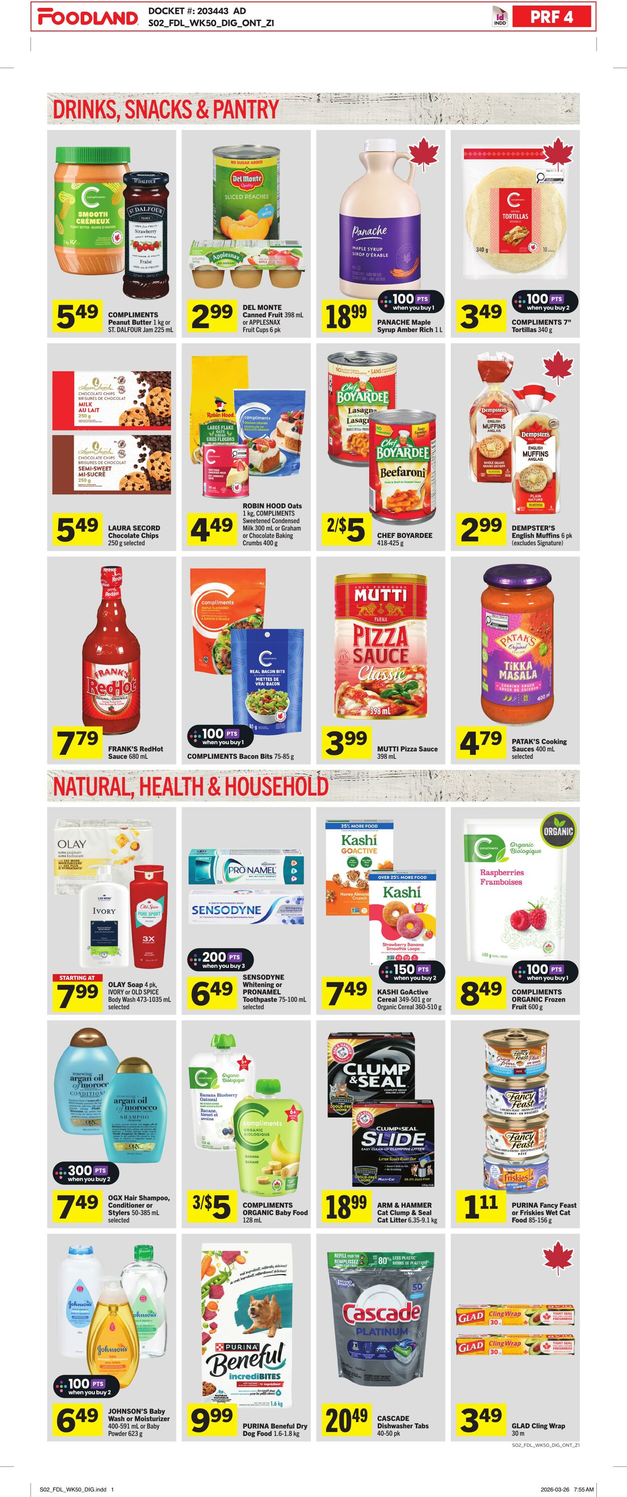 Flyer Foodland 09.04.2026 - 15.04.2026