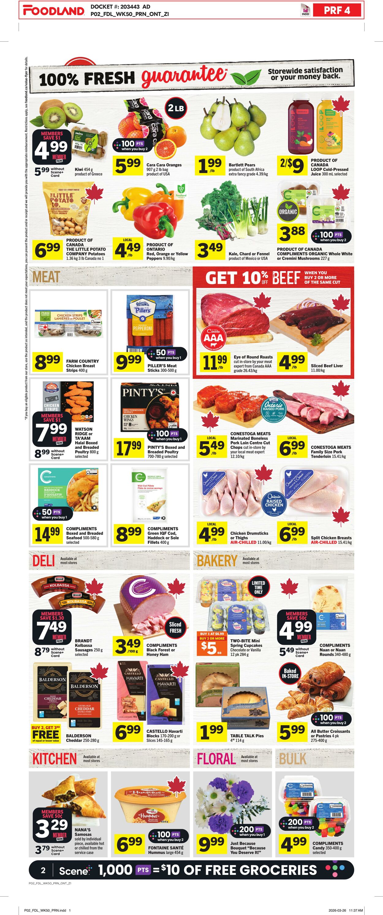 Flyer Foodland 09.04.2026 - 15.04.2026