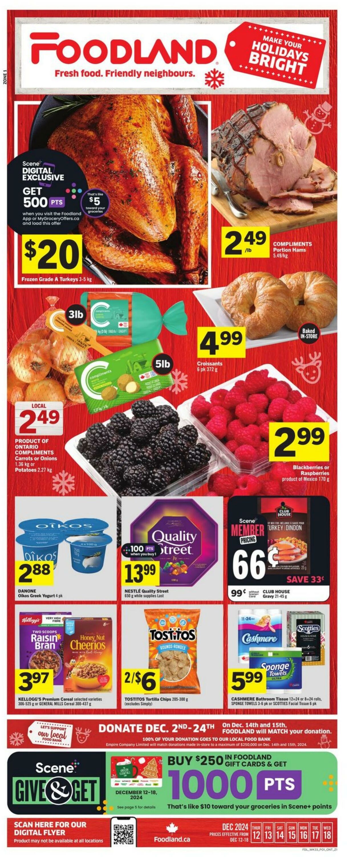 Flyer Foodland 12.12.2024 - 18.12.2024