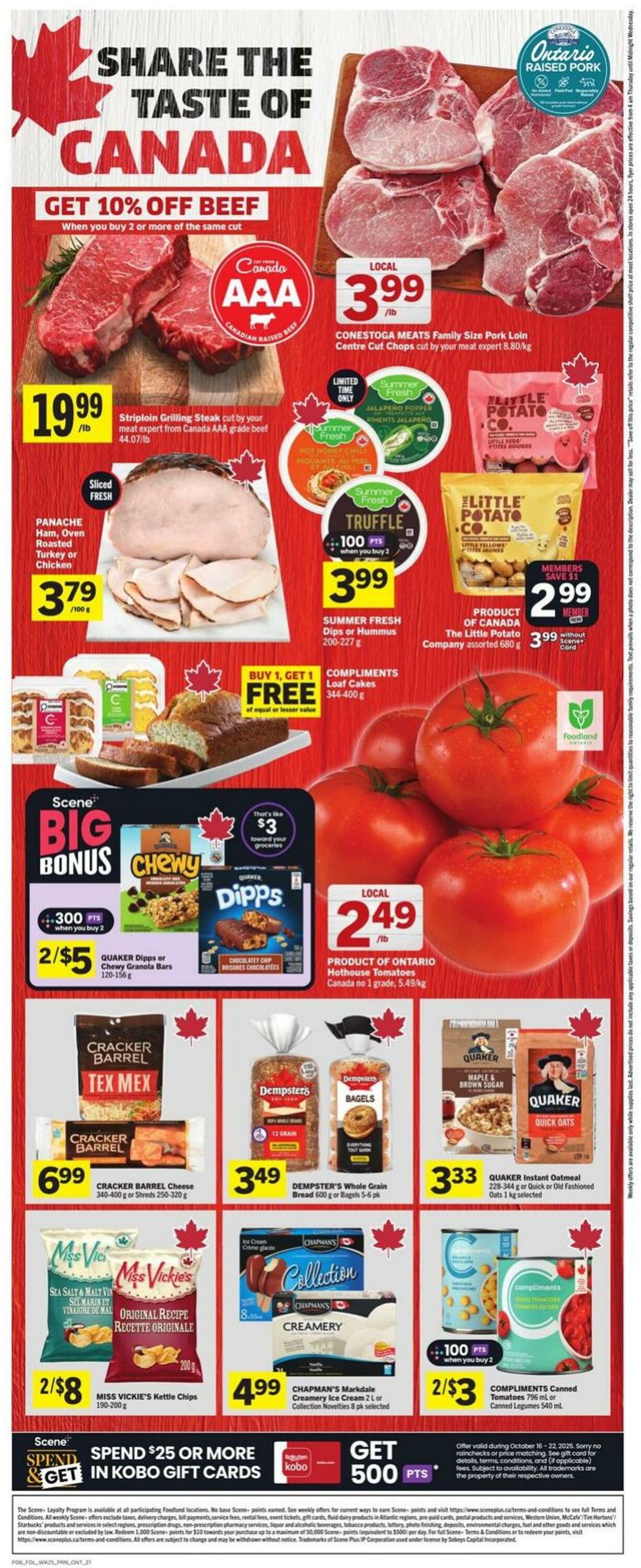 Flyer Foodland 16.10.2025 - 22.10.2025