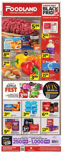 Flyer Foodland 16.10.2025 - 22.10.2025