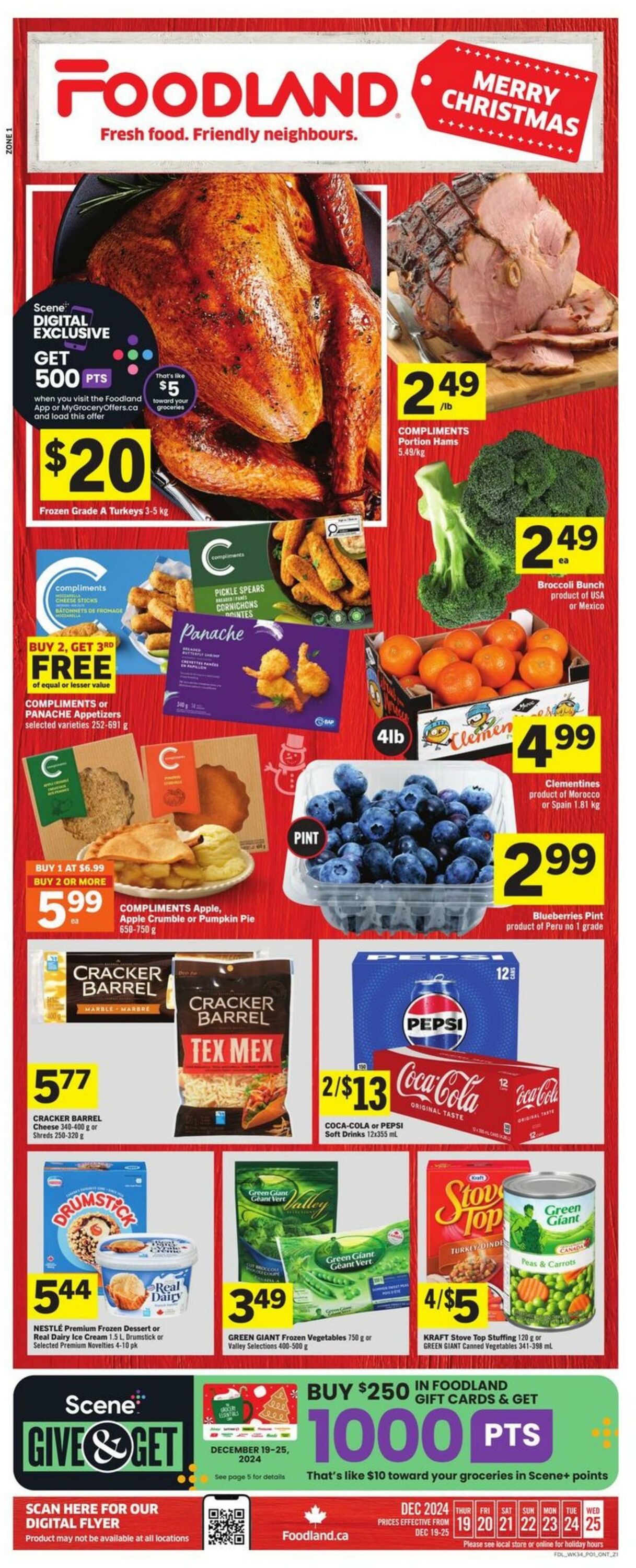 Flyer Foodland 19.12.2024 - 25.12.2024