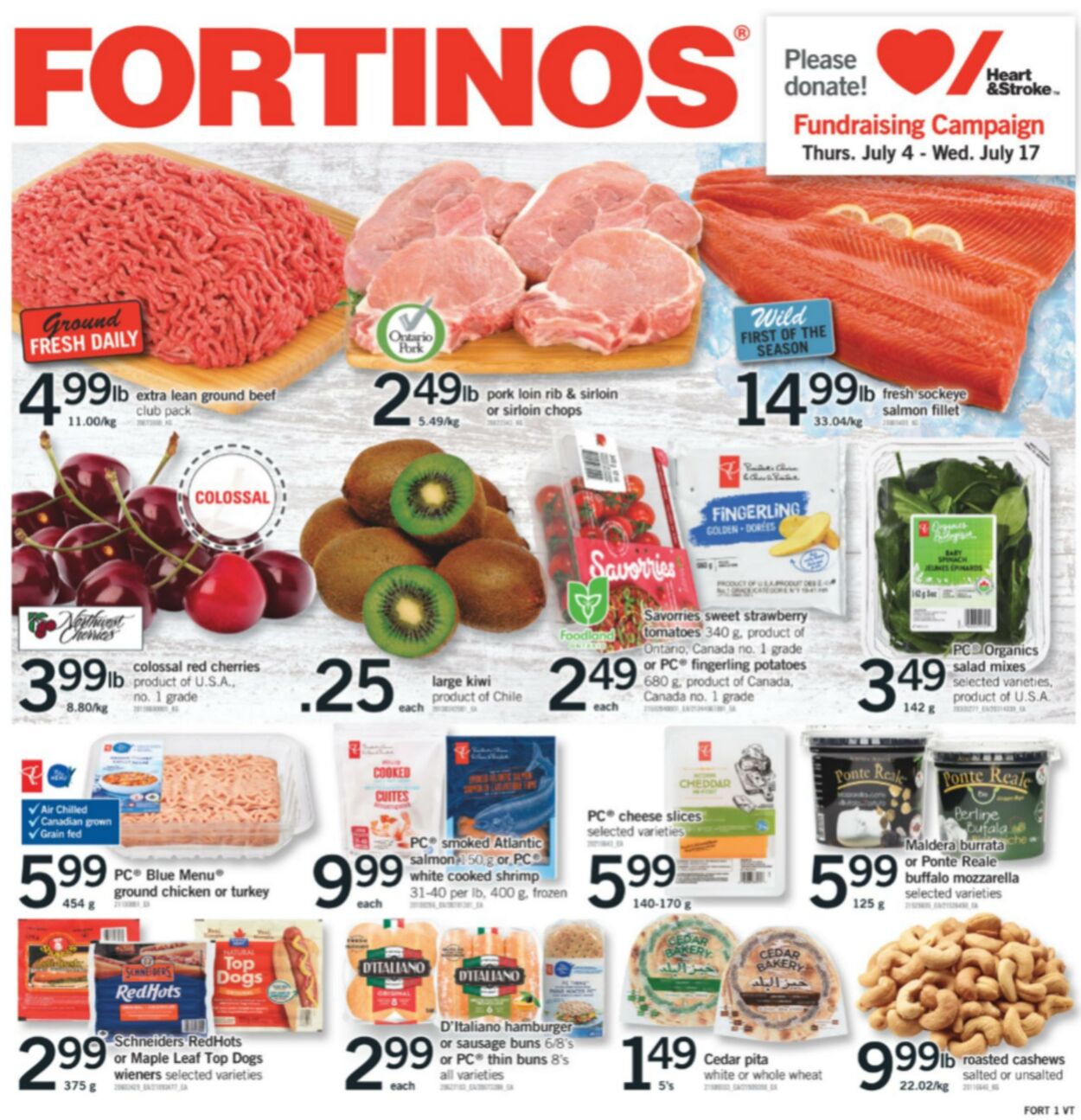 Fortinos Promotional flyers