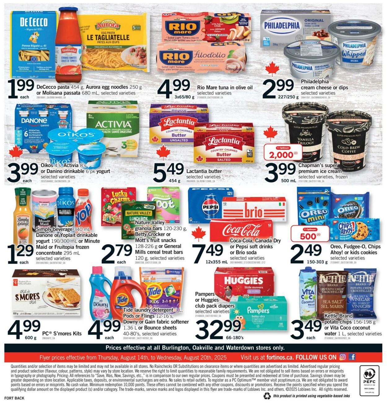 Flyer Fortinos 14.08.2025 - 20.08.2025