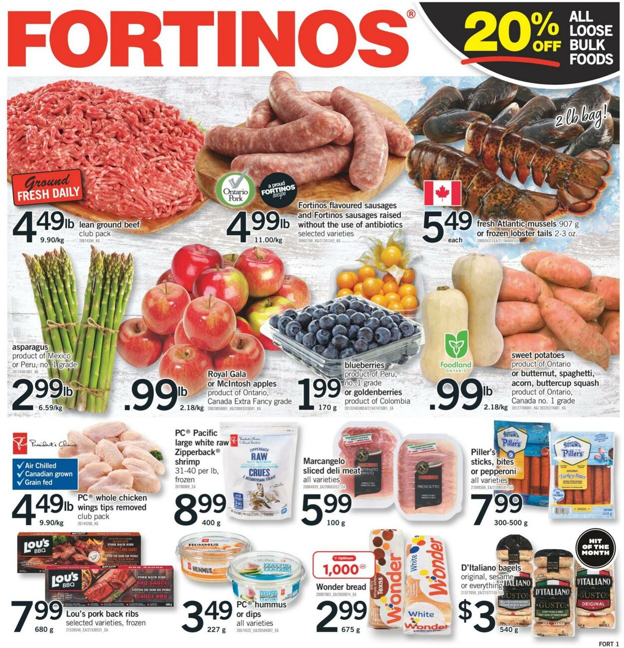 Fortinos Promotional flyers