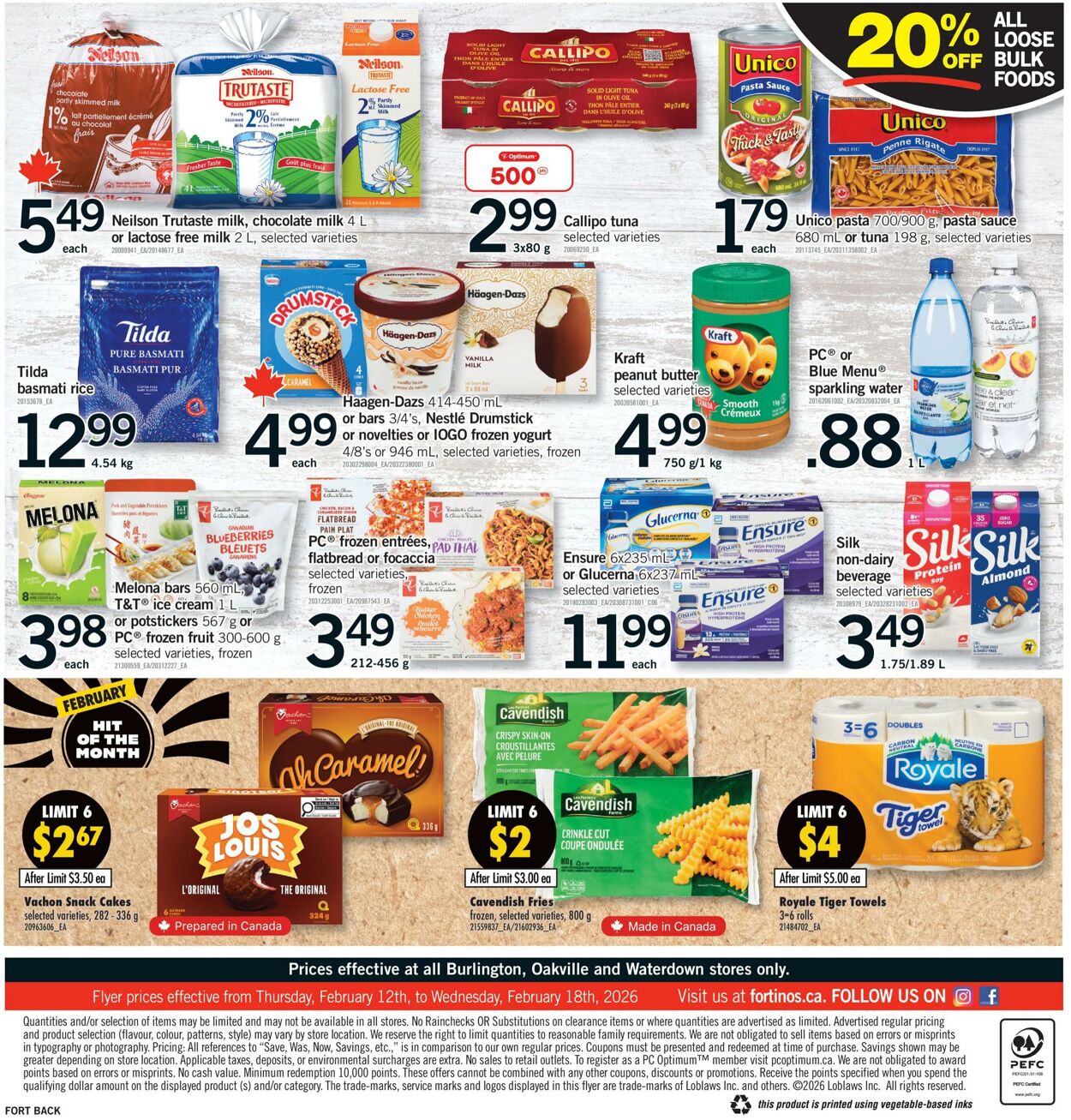 Flyer Fortinos 12.02.2026 - 18.02.2026