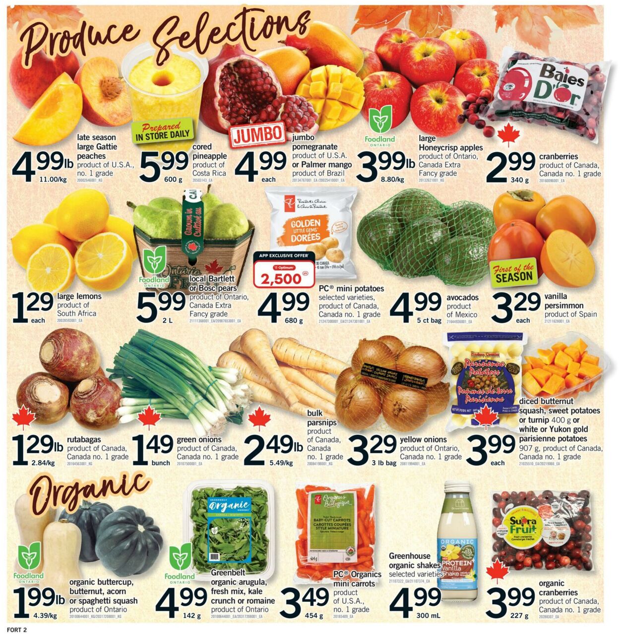 Flyer Fortinos 02.10.2025 - 08.10.2025