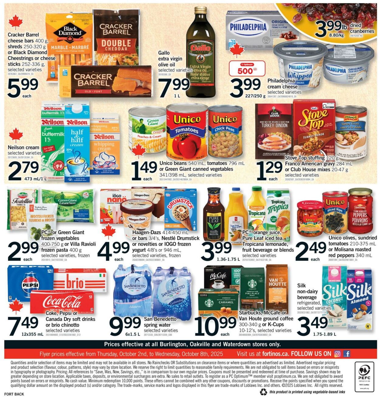 Flyer Fortinos 02.10.2025 - 08.10.2025