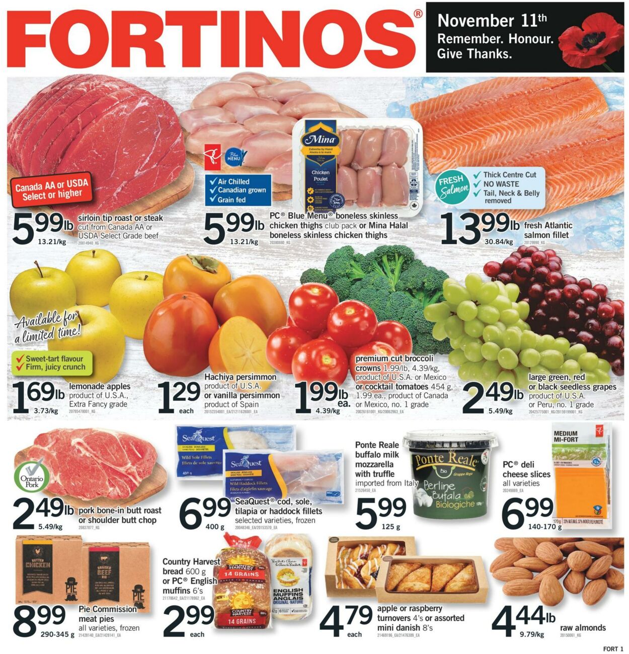 Fortinos Promotional flyers