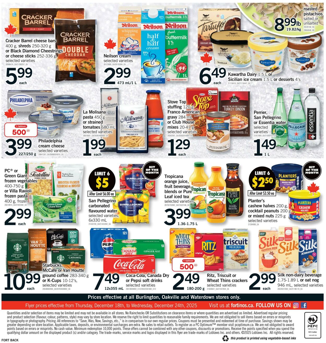 Flyer Fortinos 18.12.2025 - 24.12.2025