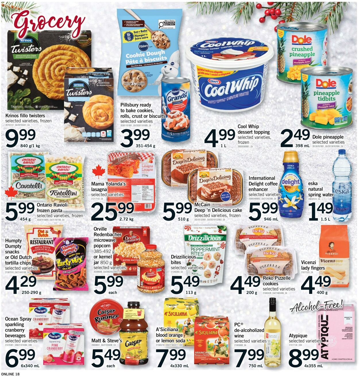 Flyer Fortinos 18.12.2025 - 24.12.2025
