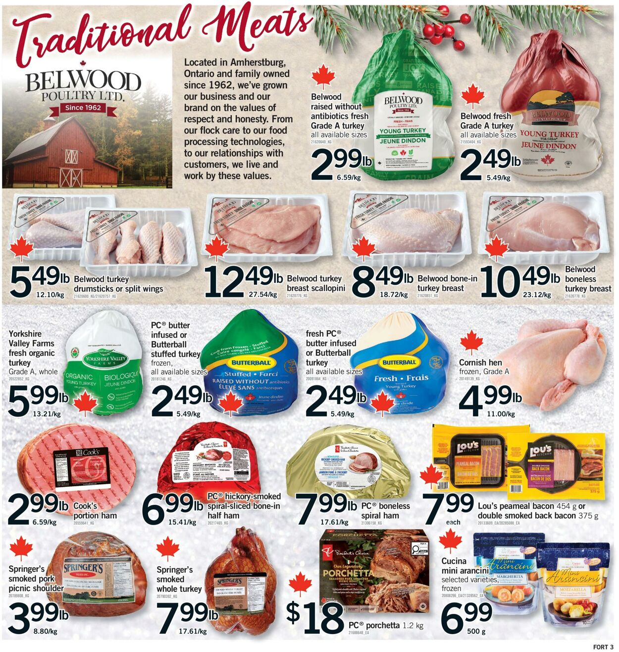 Flyer Fortinos 18.12.2025 - 24.12.2025