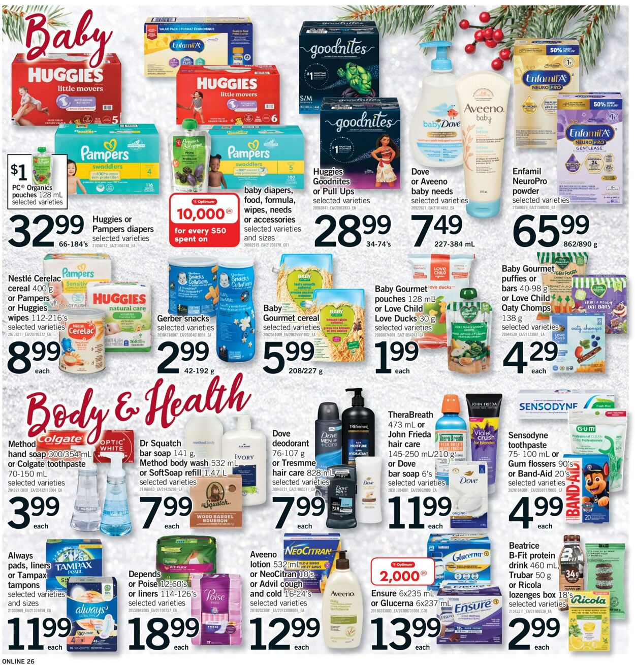 Flyer Fortinos 18.12.2025 - 24.12.2025