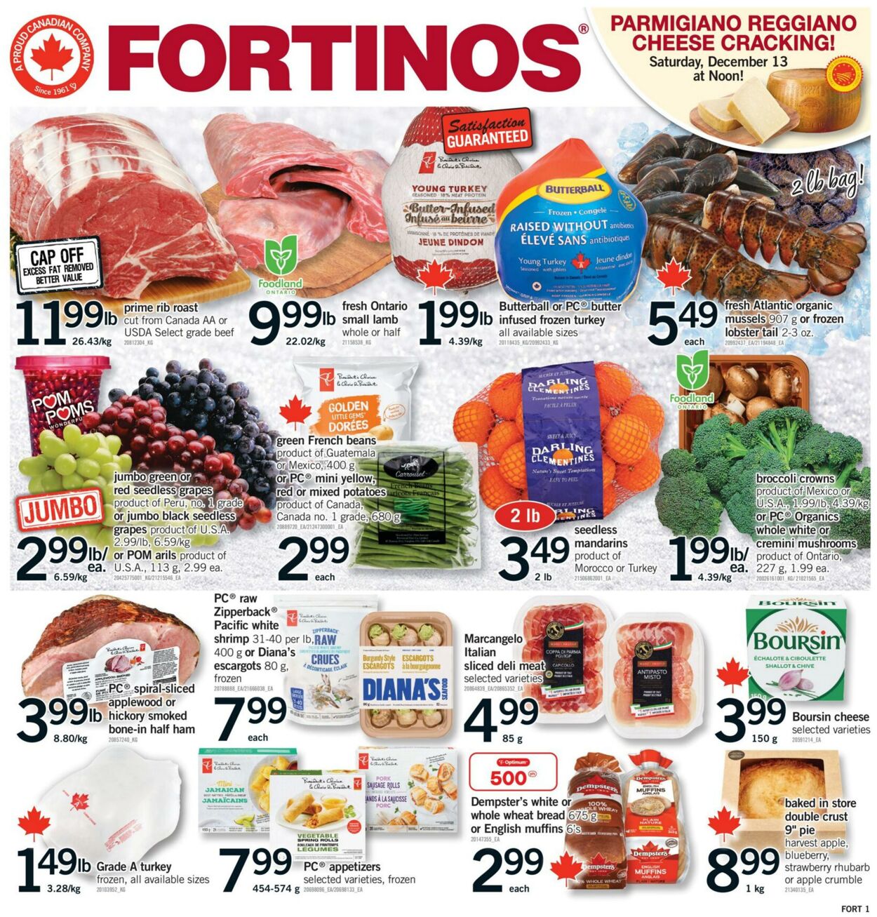 Flyer Fortinos 11.12.2025 - 17.12.2025