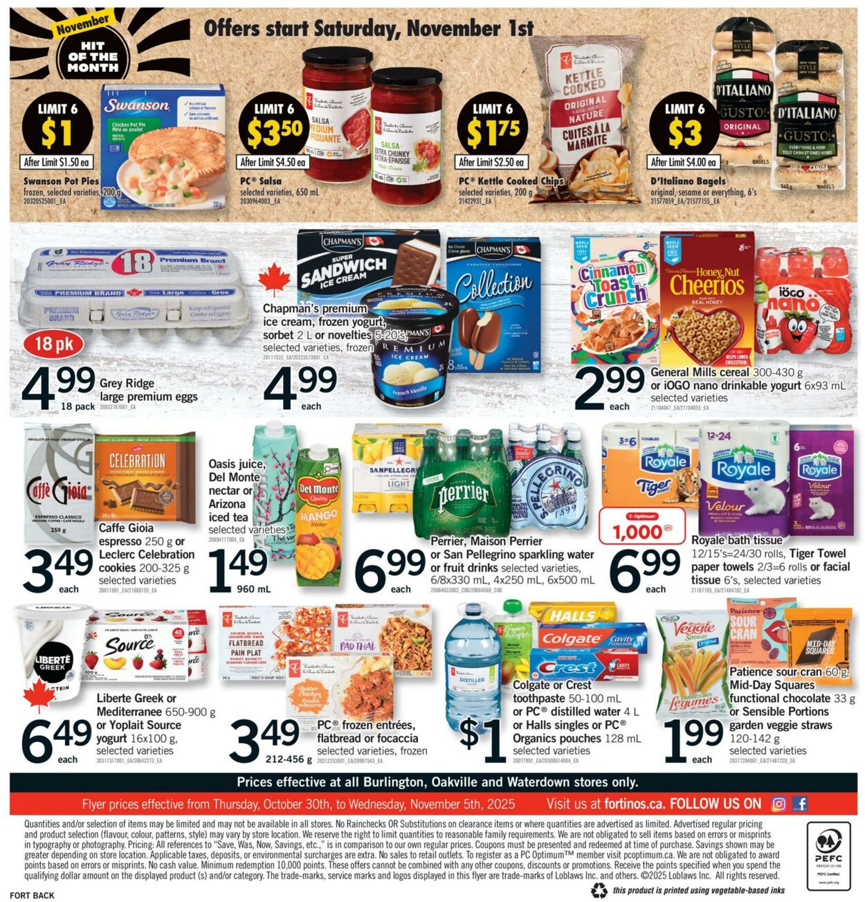 Flyer Fortinos 30.10.2025 - 05.11.2025