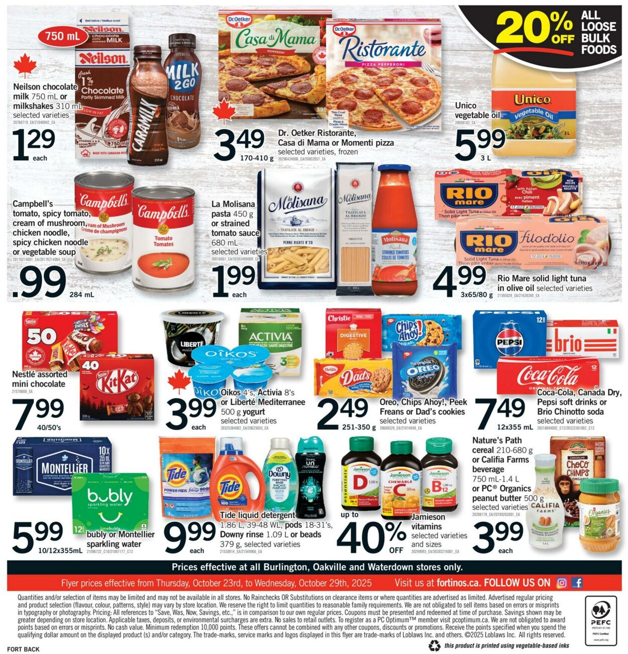 Flyer Fortinos 23.10.2025 - 29.10.2025