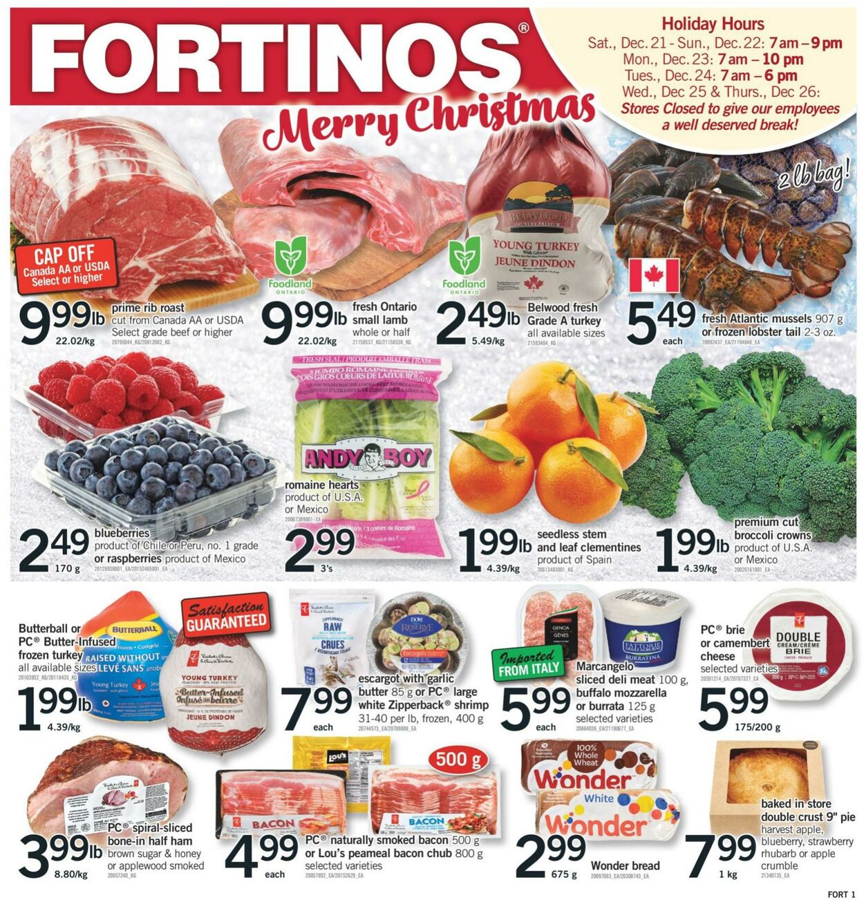 Fortinos Promotional flyers