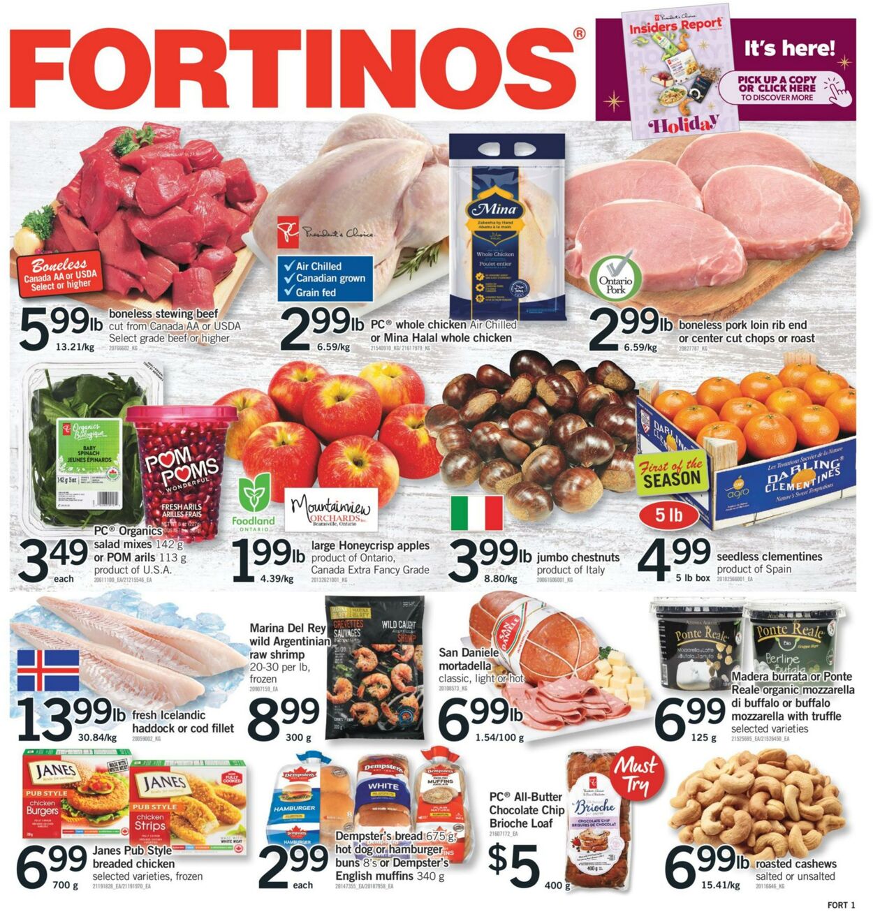 Fortinos Promotional flyers