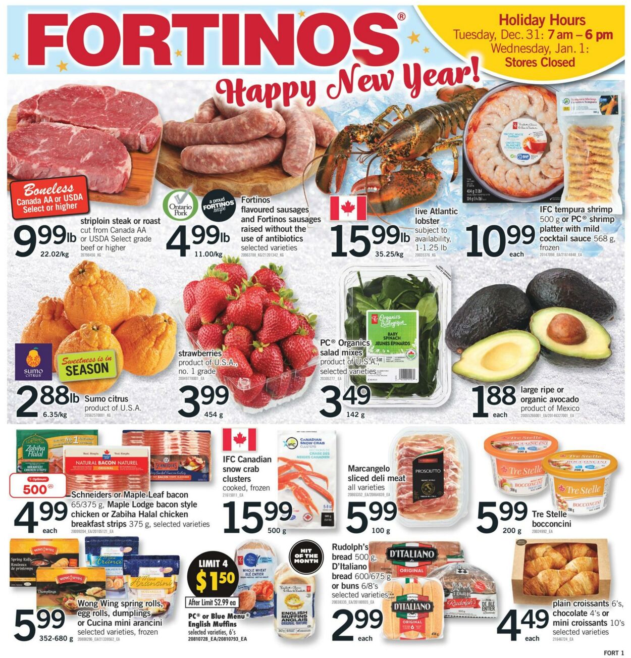 Fortinos Promotional flyers