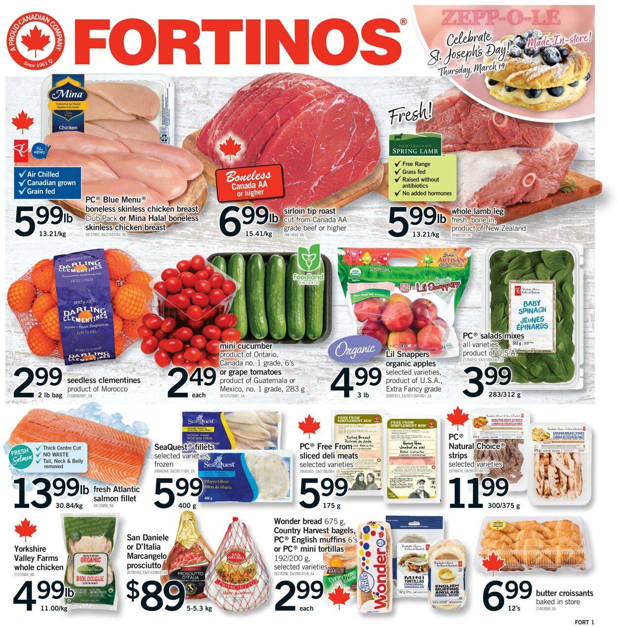 Flyer Fortinos 19.03.2026 - 25.03.2026
