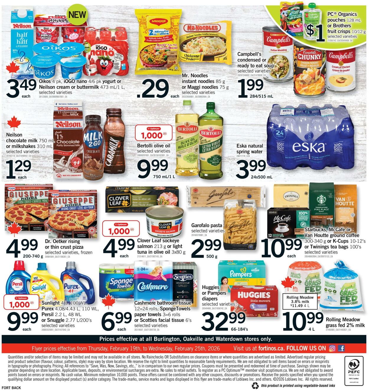 Flyer Fortinos 19.02.2026 - 25.02.2026