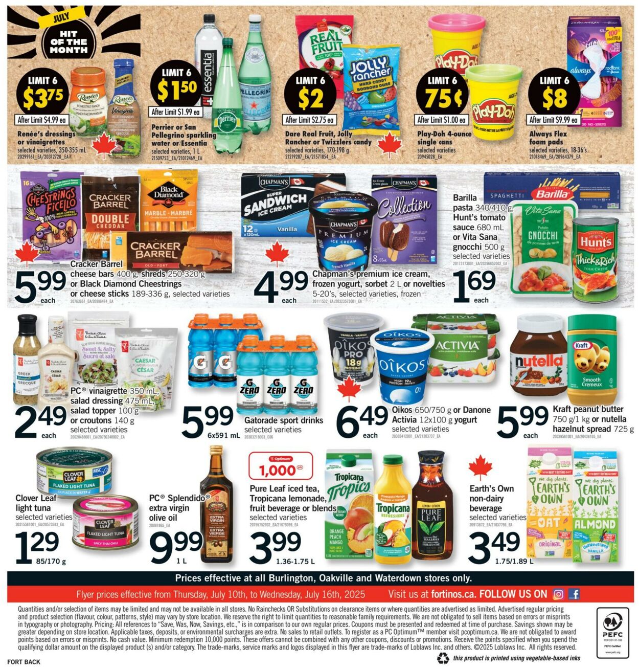 Flyer Fortinos 10.07.2025 - 16.07.2025