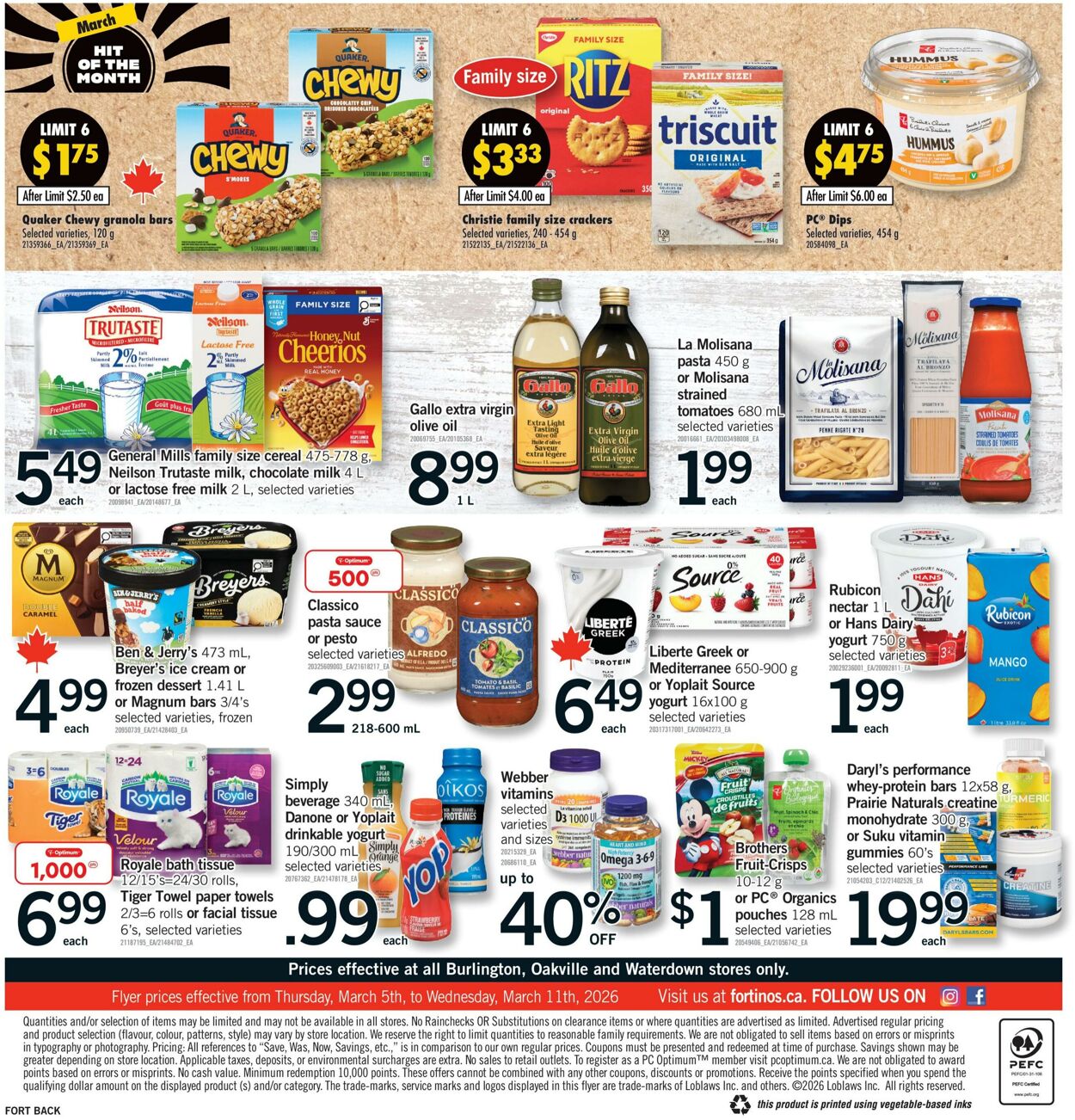 Flyer Fortinos 05.03.2026 - 11.03.2026