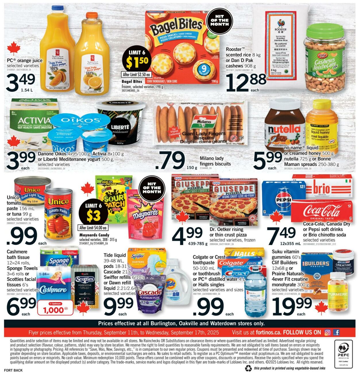 Flyer Fortinos 11.09.2025 - 17.09.2025