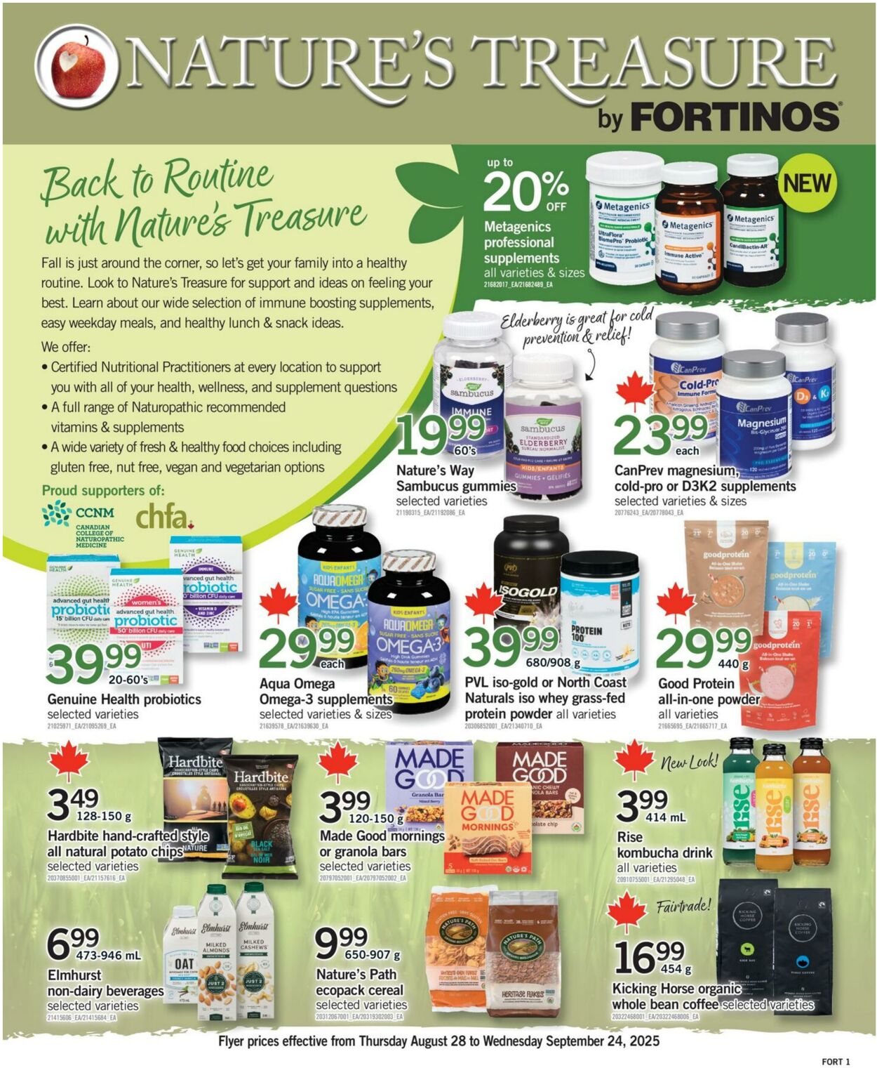 Flyer Fortinos 11.09.2025 - 17.09.2025