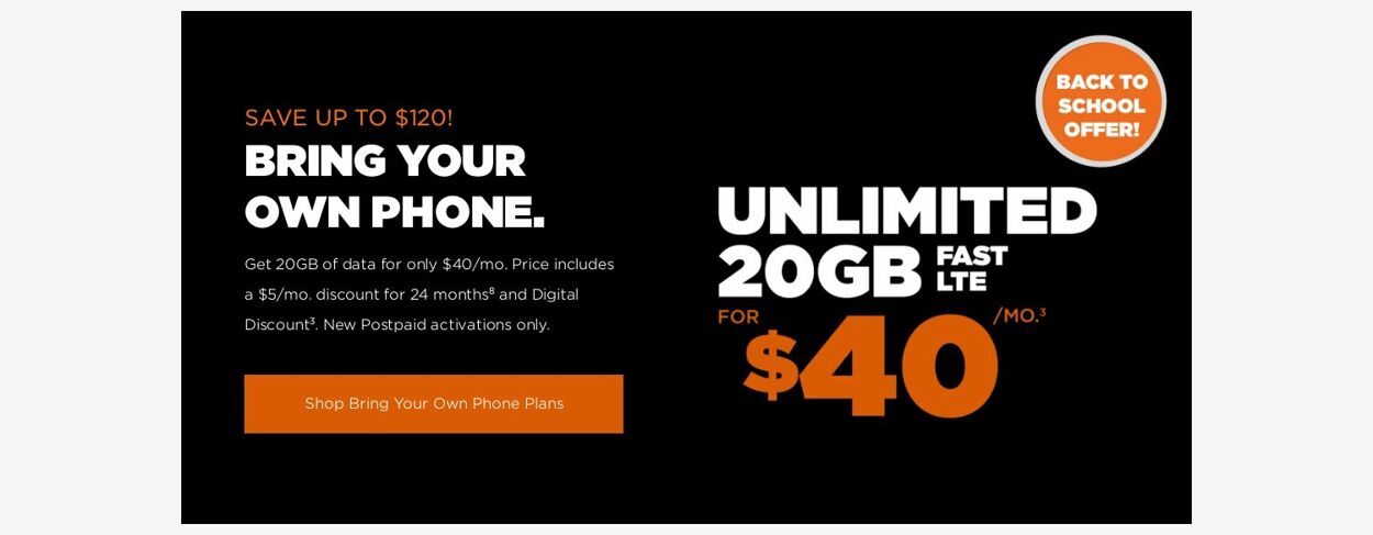 Freedom Mobile Promotional flyers