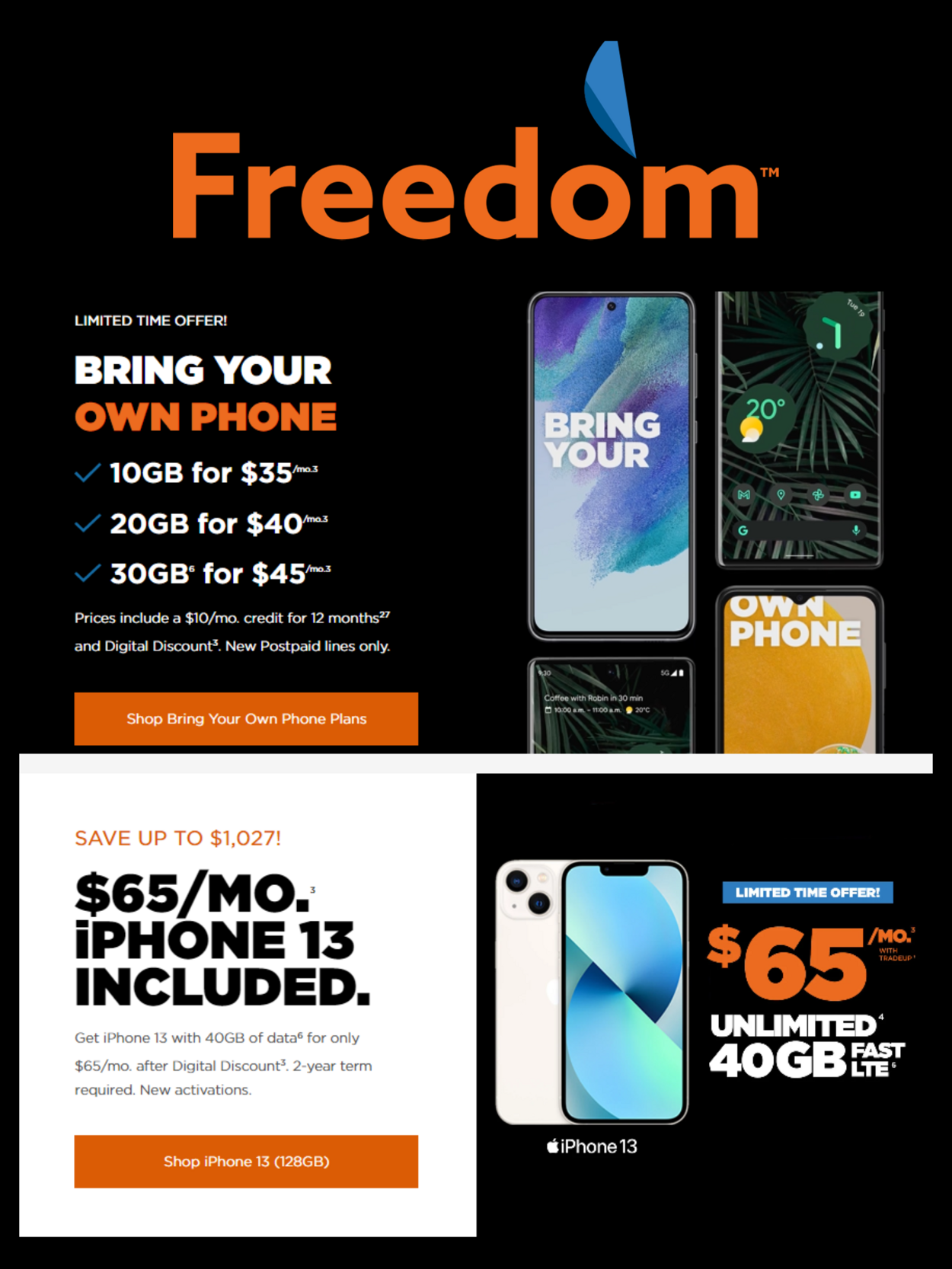Flyer Freedom Mobile 29.11.2023 - 26.12.2023