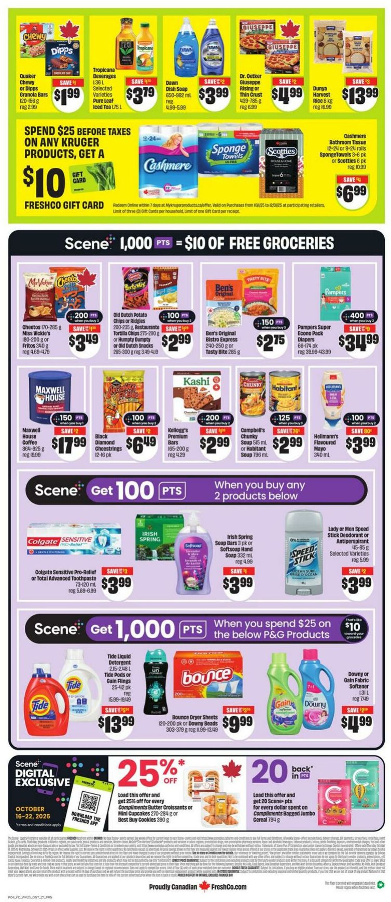 Flyer FreshCo 16.10.2025 - 22.10.2025