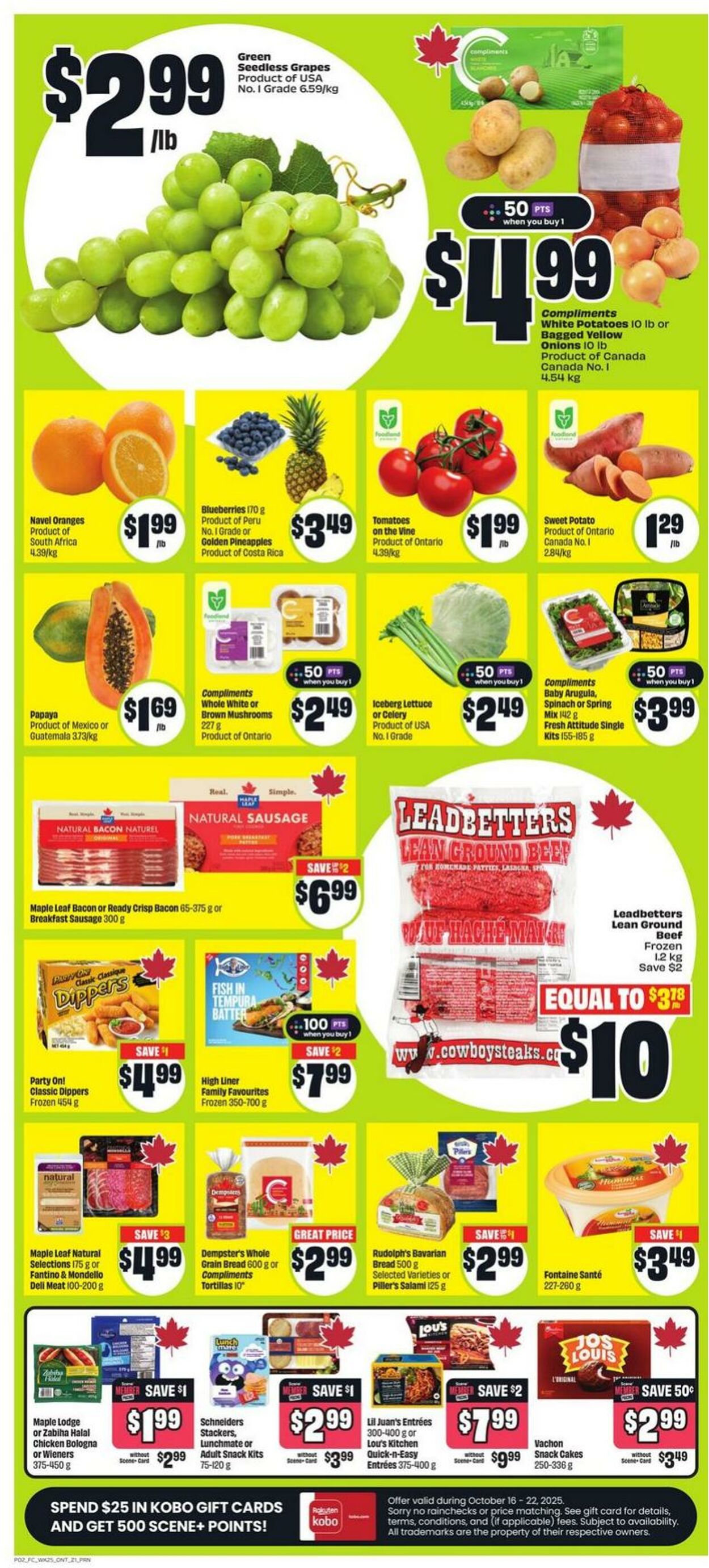 Flyer FreshCo 16.10.2025 - 22.10.2025