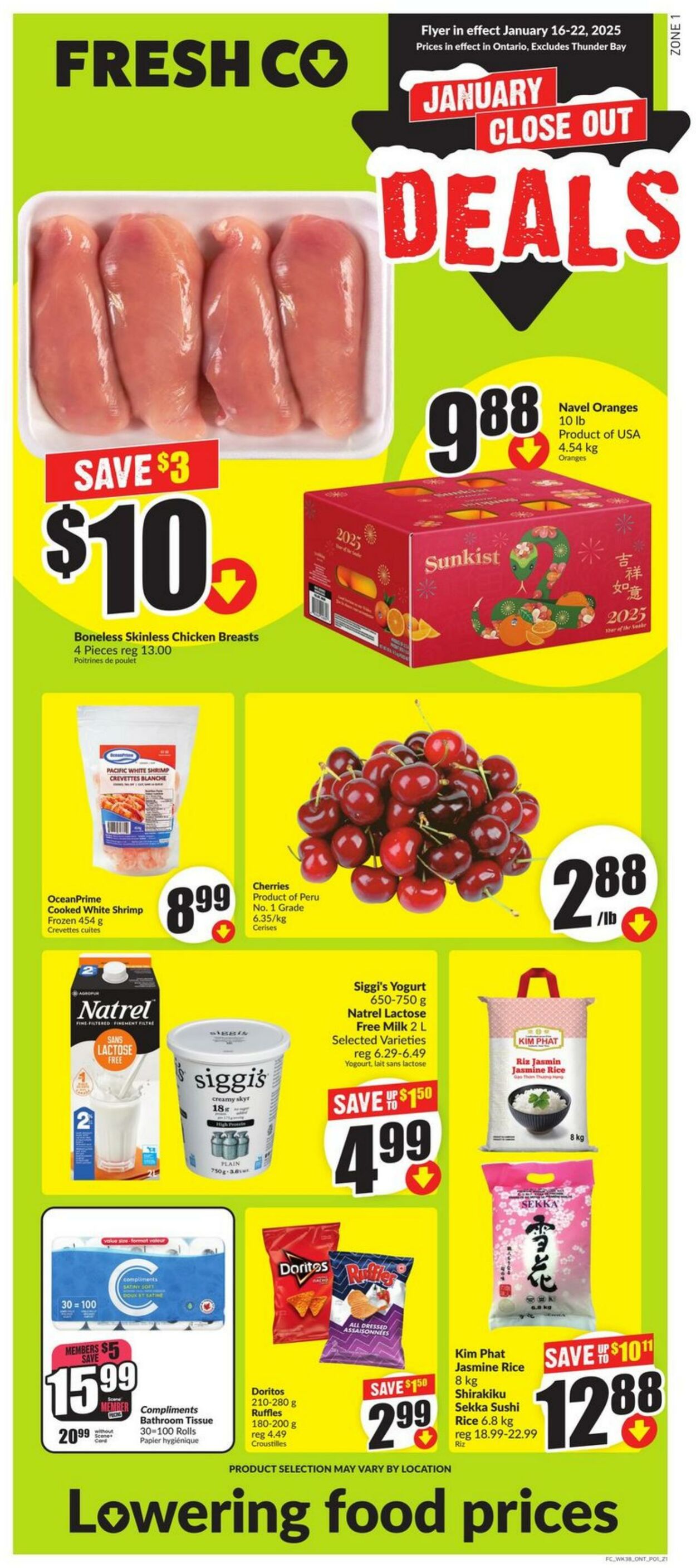 Flyer FreshCo - Flyer 16 Jan 2025 - 22 Jan 2025