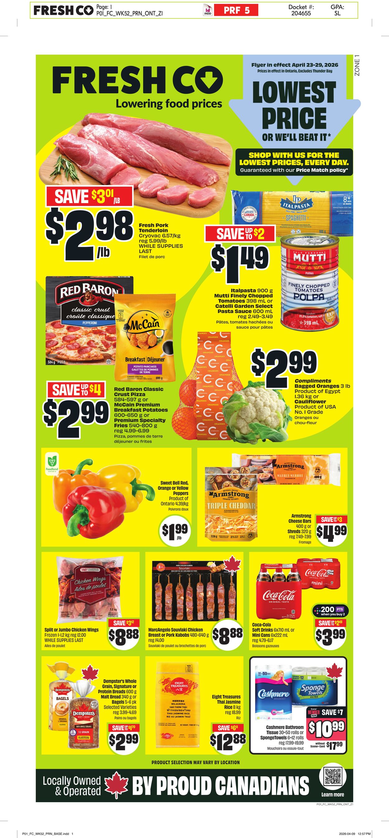Flyer FreshCo 23.04.2026 - 29.04.2026