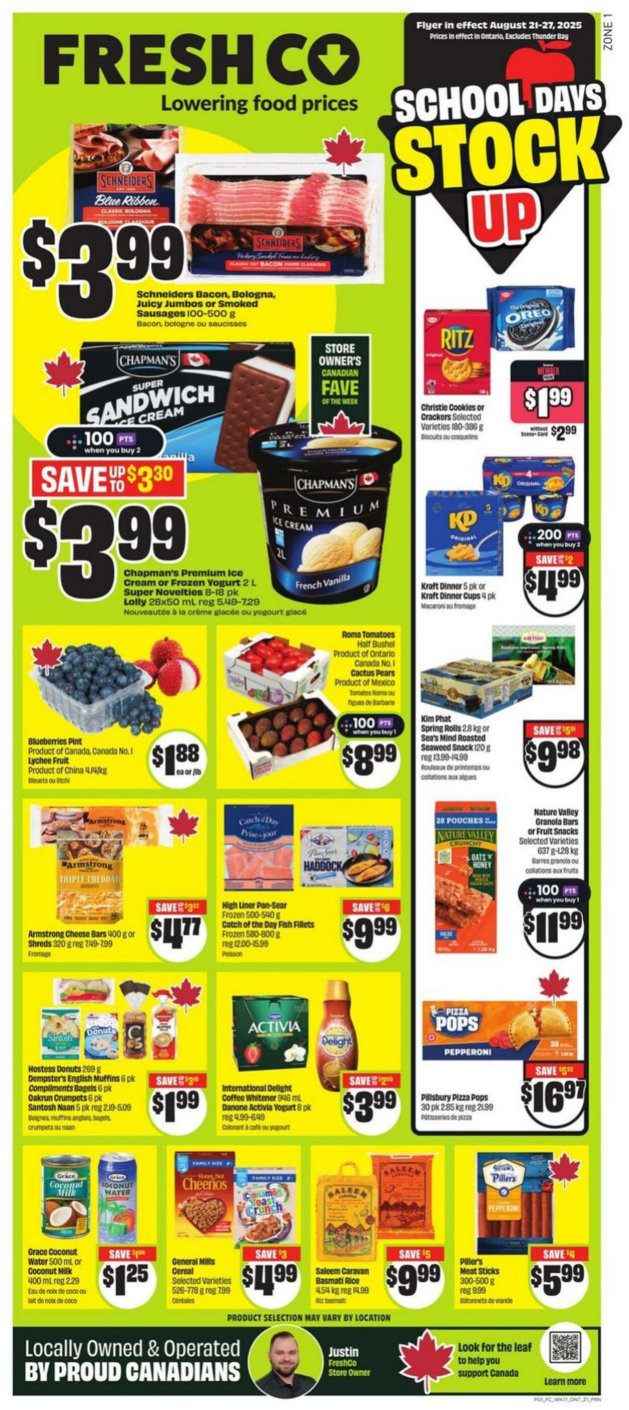 Flyer FreshCo 21.08.2025 - 27.08.2025