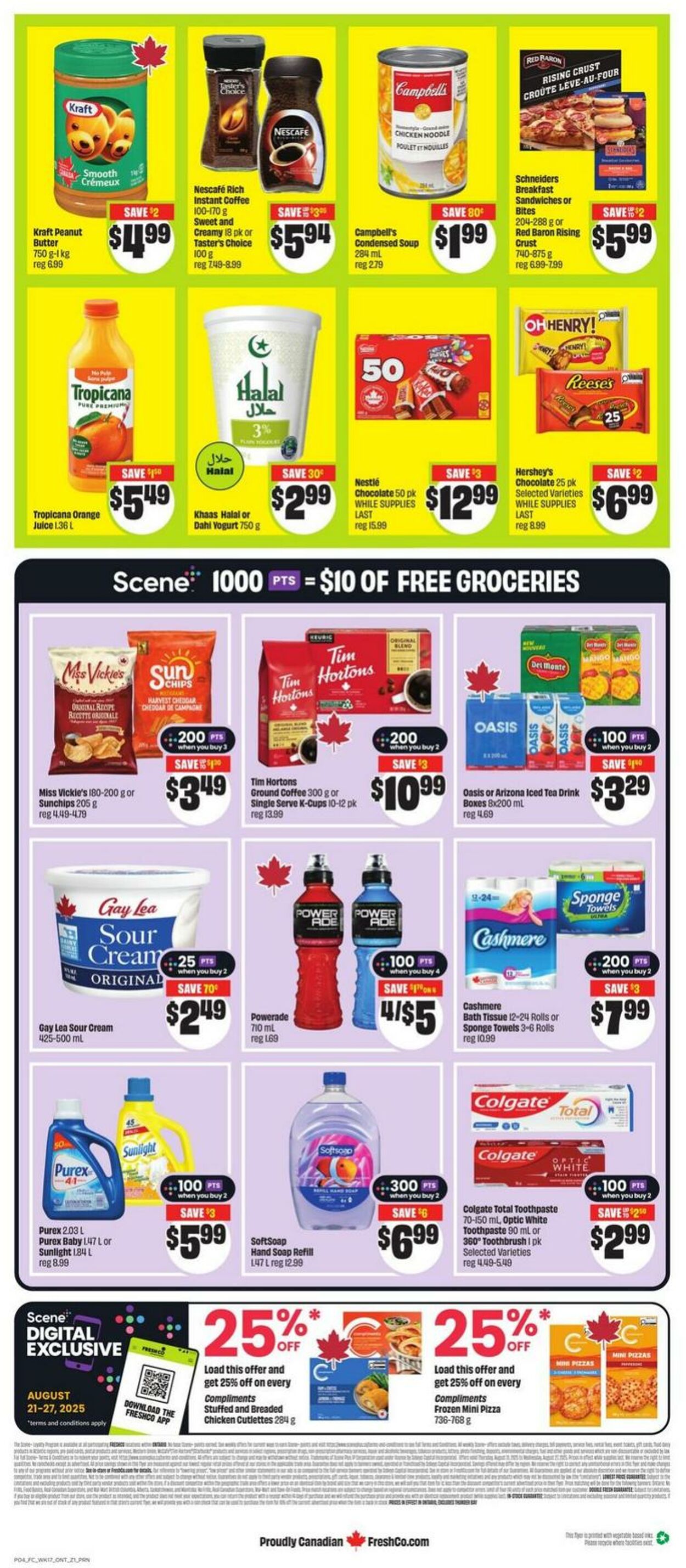 Flyer FreshCo 21.08.2025 - 27.08.2025