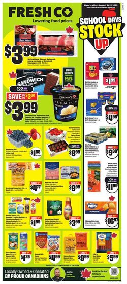 Flyer FreshCo 21.08.2025 - 27.08.2025