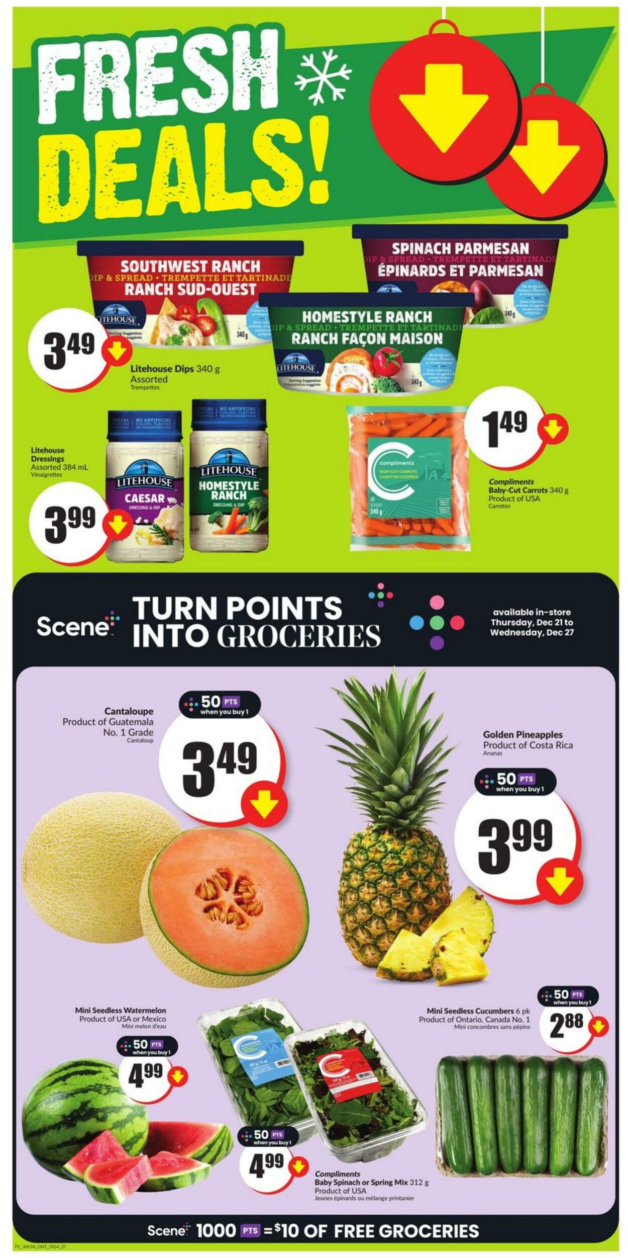 FreshCo Promotional Flyer - Christmas - Valid From 21.12 To 27.12 ...