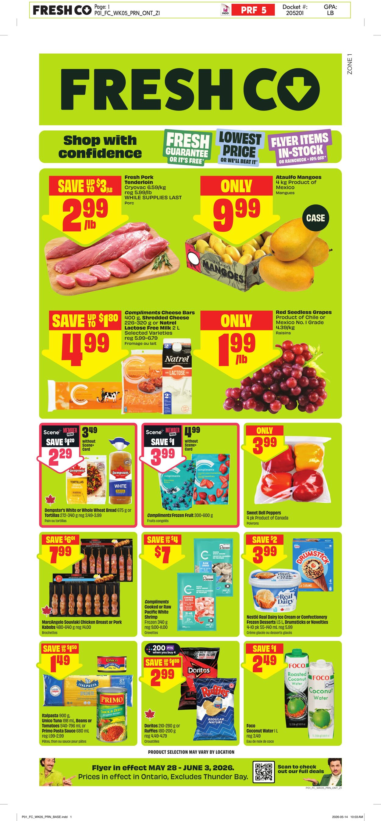 Flyer FreshCo 28.05.2026 - 03.06.2026