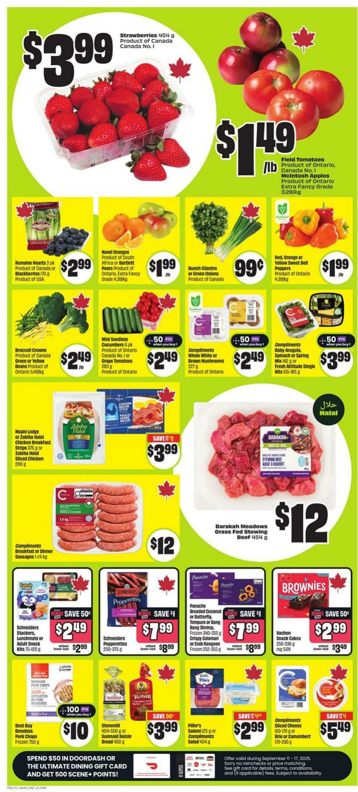 Flyer FreshCo 11.09.2025 - 17.09.2025