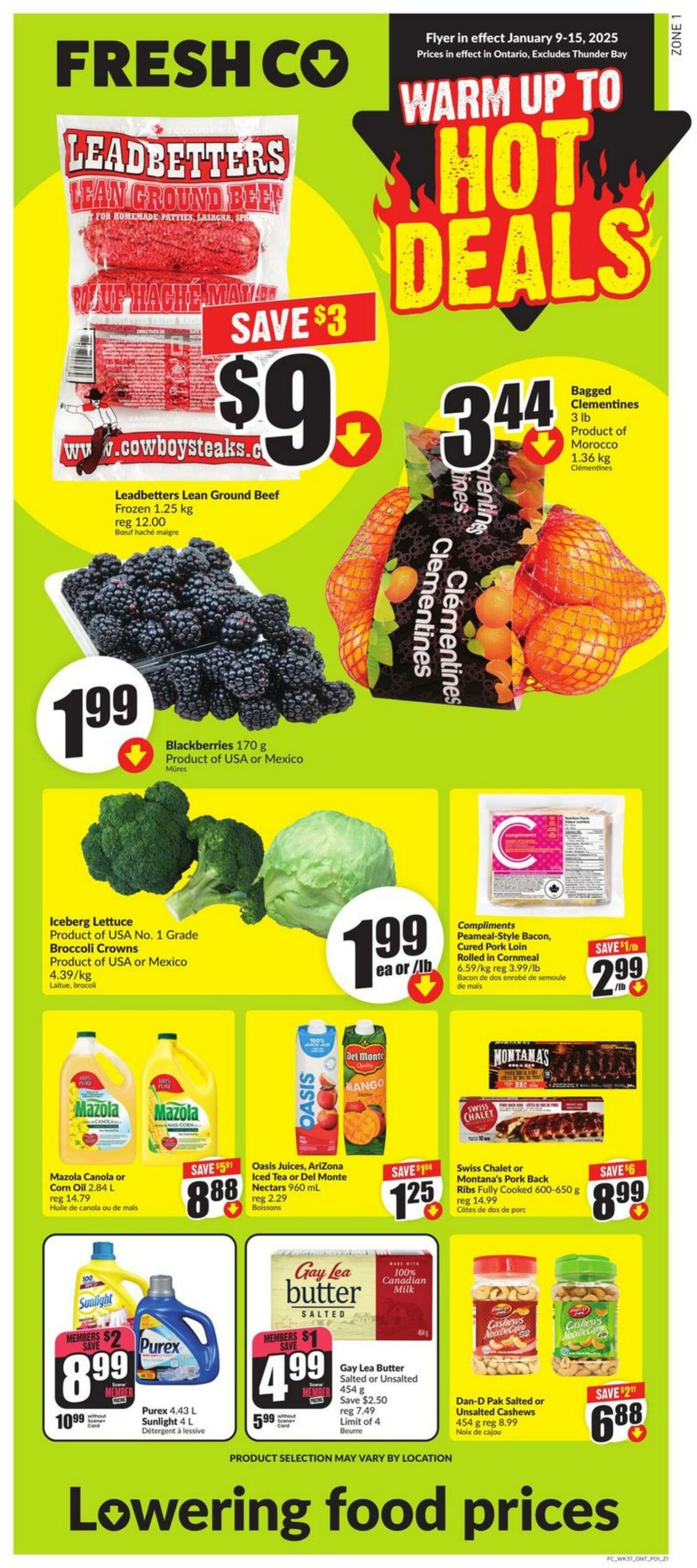 Flyer FreshCo - Flyer 9 Jan 2025 - 15 Jan 2025