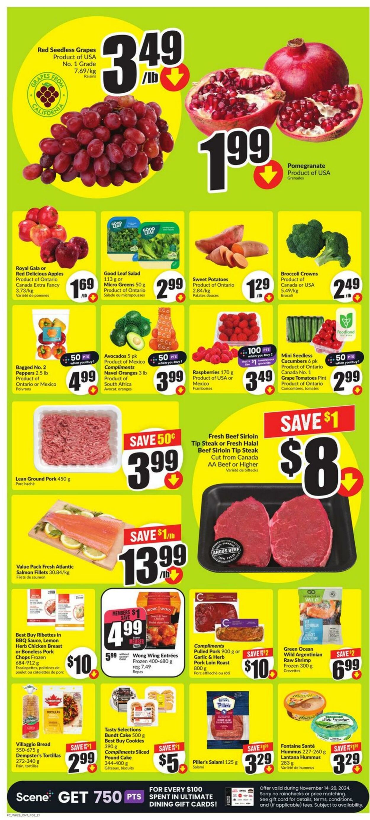 Flyer FreshCo 14.11.2024 - 20.11.2024