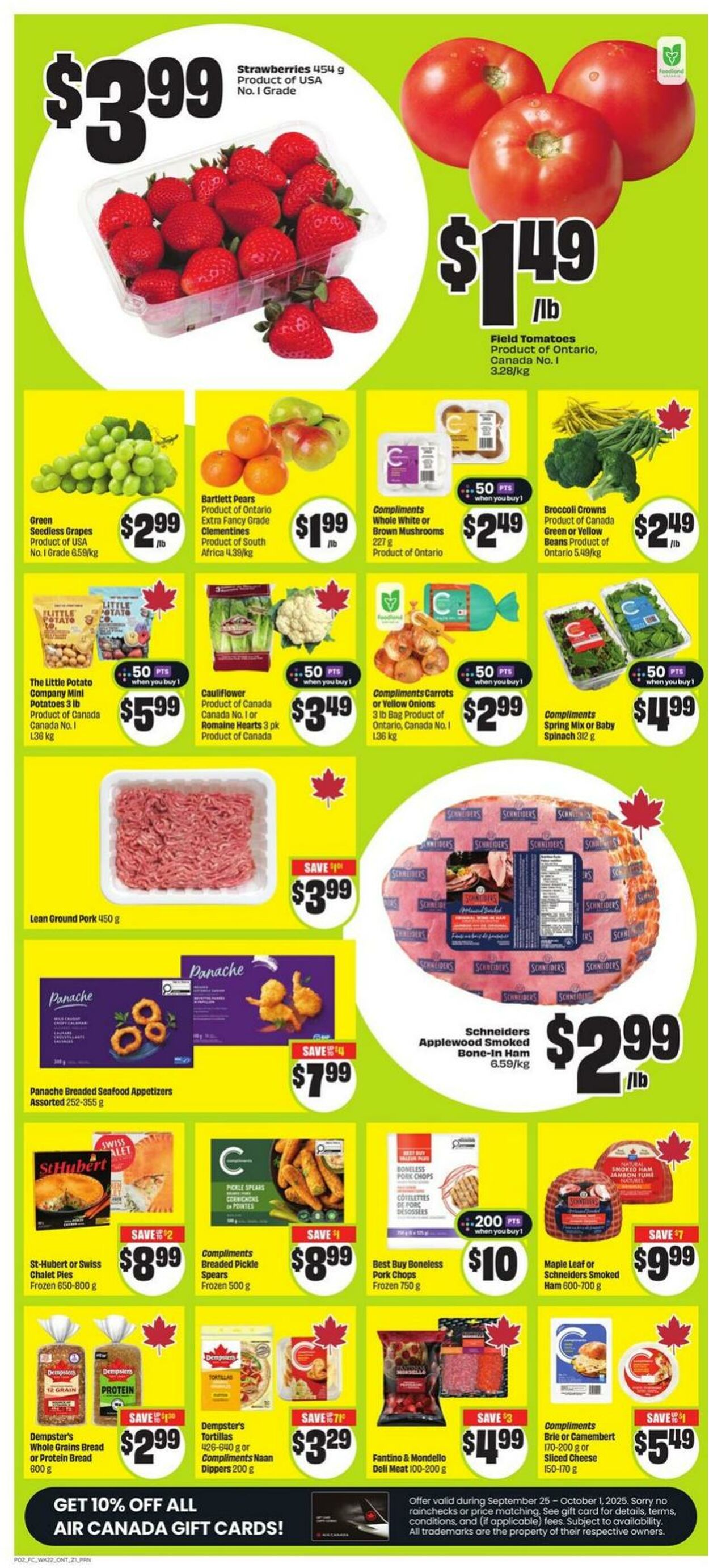 Flyer FreshCo 25.09.2025 - 01.10.2025