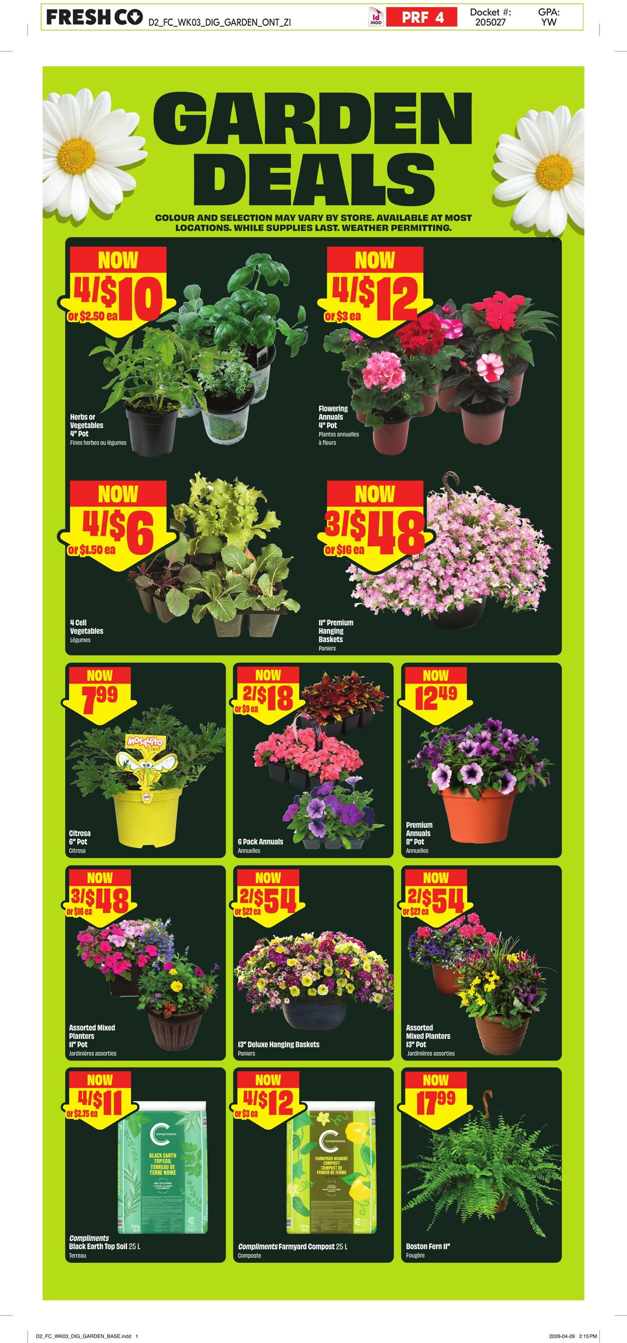 Flyer FreshCo 14.05.2026 - 20.05.2026