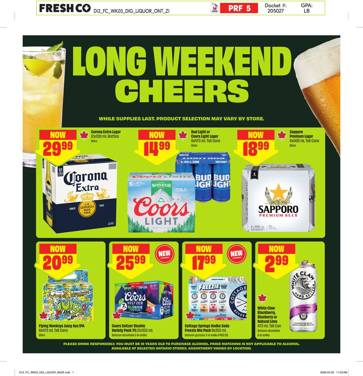 Flyer FreshCo 14.05.2026 - 20.05.2026