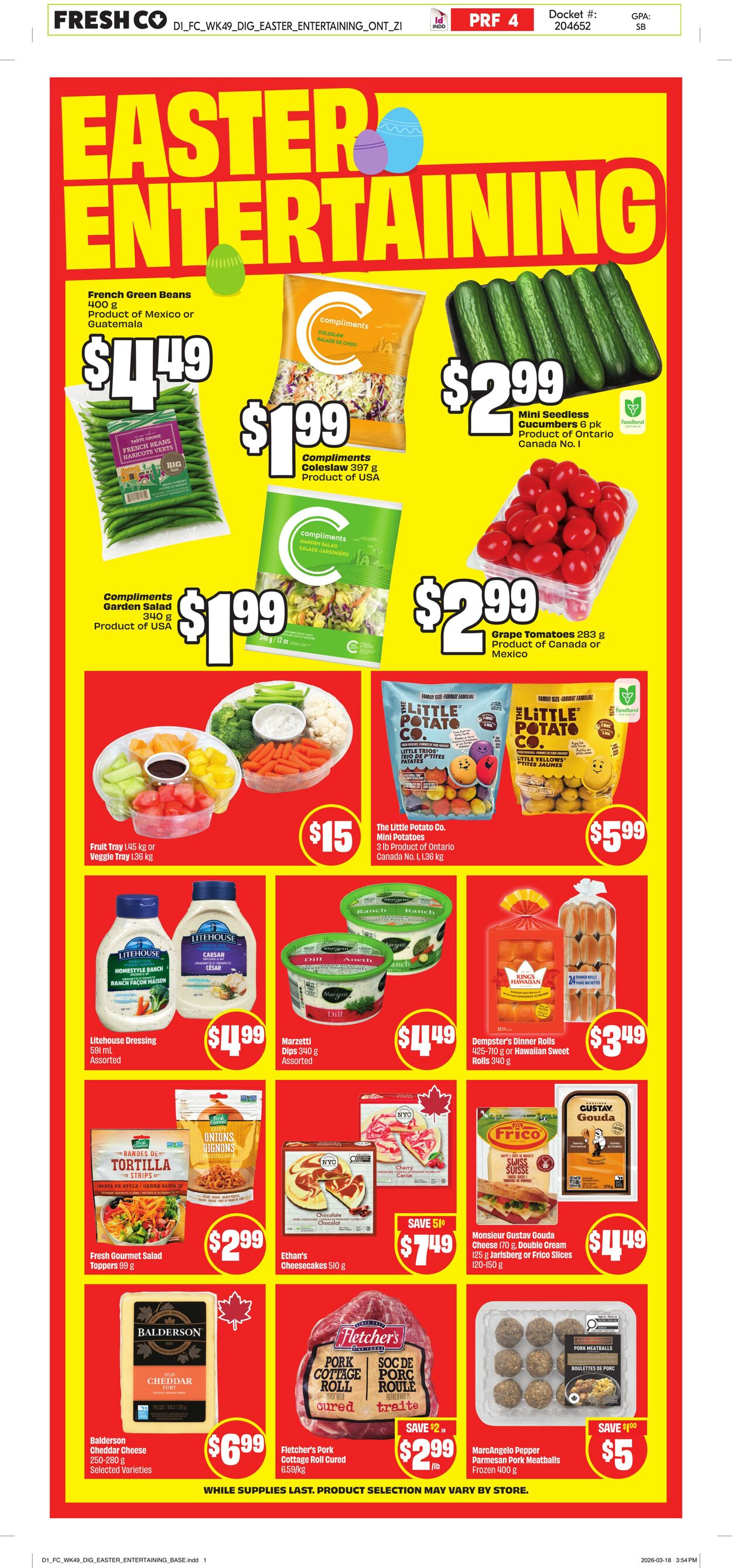 Flyer FreshCo 02.04.2026 - 08.04.2026