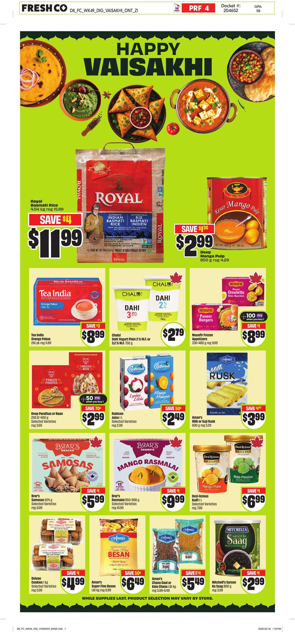 Flyer FreshCo 02.04.2026 - 08.04.2026